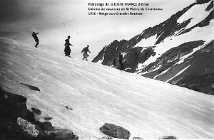 1956 neige aux Grandes Rousses